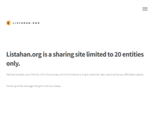 Tablet Screenshot of listahan.org